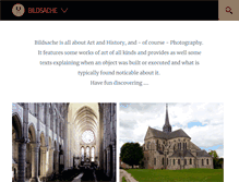 Tablet Screenshot of bildsache.com